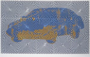 Elizabeth de Vaal - Zeefdruk, Illusive dream - Ingelijst kopen? Bied vanaf 1!