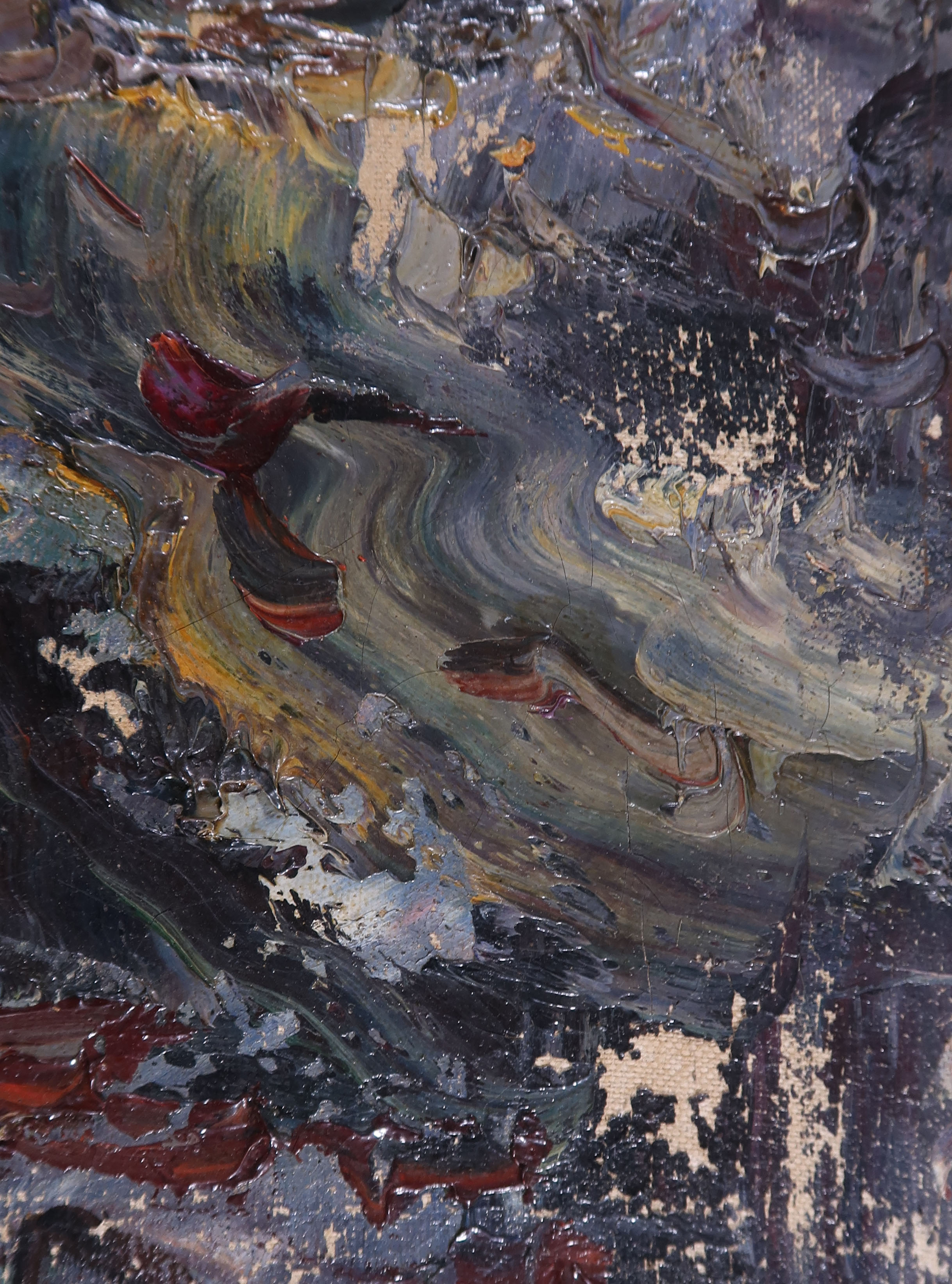 Jacobus Doeser - Acryl op doek, Bloemen in vaas - Ingelijst kopen? Bied vanaf 100!