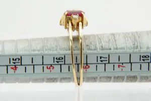 19 - Bijzondere - aan 2 kanten draagbare 18 Krt rosé gouden "reverso" ring kopen? Bied vanaf 245!