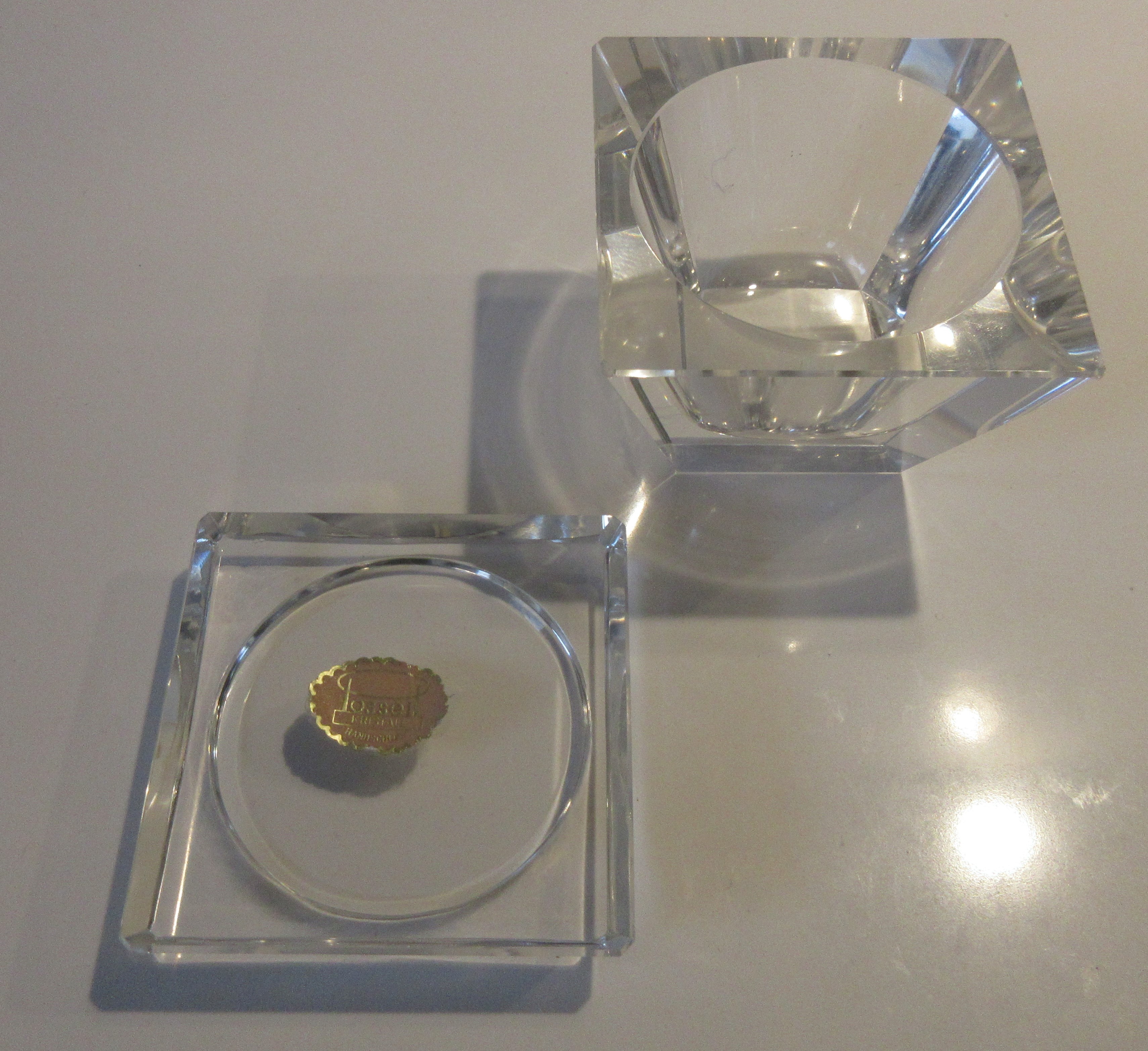 Posselt Kristal - Kristrallen inktpot met deksel kopen? Bied vanaf 10!