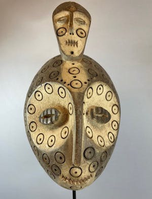Lega - Oud tribal twin masker Congo kopen? Bied vanaf 1!