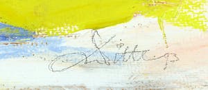 Franscz Witte - Acryl op papier, Zonder titel kopen? Bied vanaf 1!