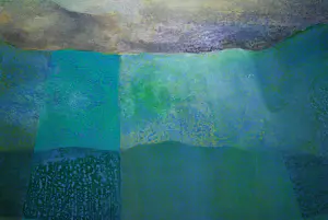 Fred Hemmes - Wolk - groot acrylschilderij - 2010 kopen? Bied vanaf 250!