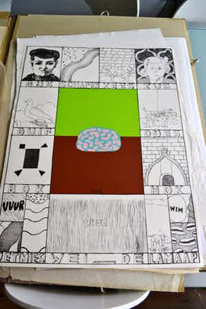 Reinier Lucassen - Aap, Noot, Mies (Prent 190) verkocht voor € 40!