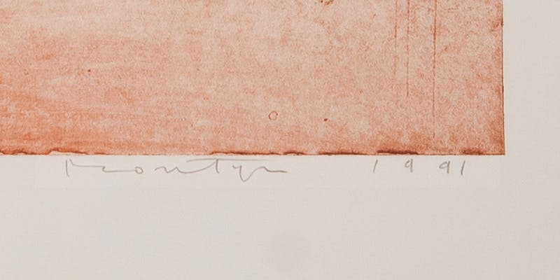 Jan Montyn - Tarakan, Indonesia - Kleurenets op papier - gesigneerd r.o. - oplage 19/20 kopen? Bied vanaf 15!