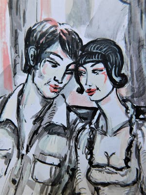 Natia Antadze - " Parr im Park " kopen? Bied vanaf 1!