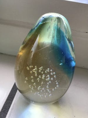 Niet of onleesbaar gesigneerd - Murano glas druppels , serie van 4 kopen? Bied vanaf 1!