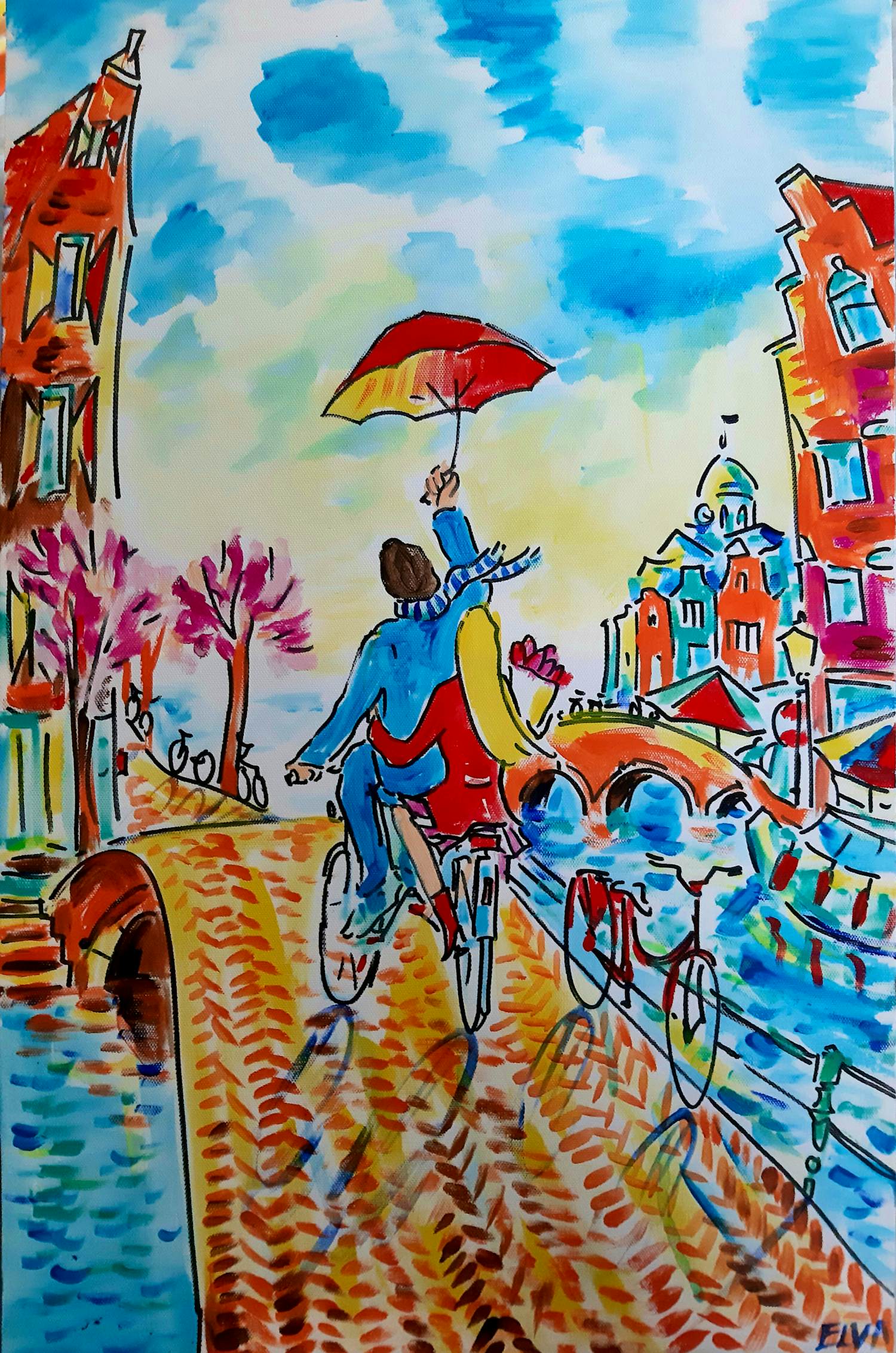 Elva Polyakova - Regendag in Amsterdam verkocht voor € 100!