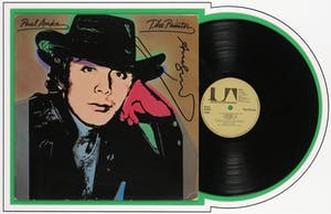 Andy Warhol - Paul Anka & The Painter - Handgesigneerd album - Ingelijst kopen? Bied vanaf 1!