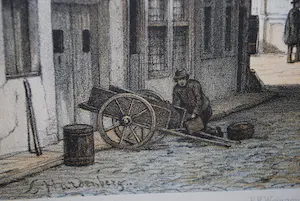 Frederik Hendrik Weissenbruch - Stadhuis Den Haag - kleurenlitho kopen? Bied vanaf 45!