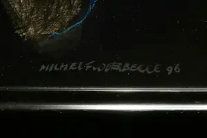 Michel van Overbeeke - Gemengde techniek:olieverf en bladgoud op doek - 1996 kopen? Bied vanaf 395!