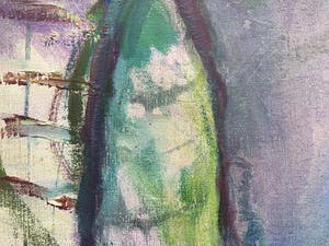 Oskar Lens - Olieverf op linnen, Twee vrouwen, gesigneerd en ingelijst kopen? Bied vanaf 90!