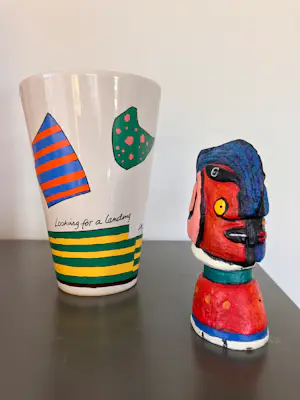 Clemens Briels - Vaas en flessenstop kopen? Bied vanaf 39!