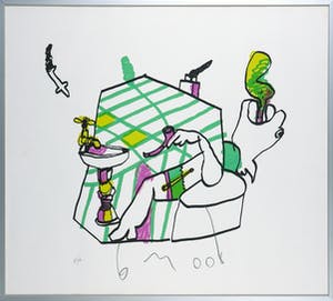 Herman Brood - Zeefdruk, Zonder titel - Ingelijst kopen? Bied vanaf 150!