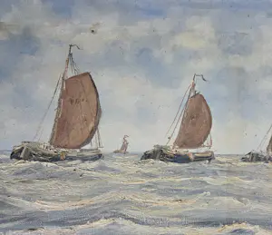 Jan Kelderman - Zeilschepen op zee. kopen? Bied vanaf 20!