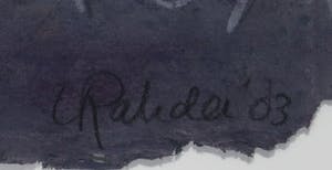 Liesbeth Rahder - Zeefdruk, Zonder titel II - Ingelijst (Groot) kopen? Bied vanaf 20!