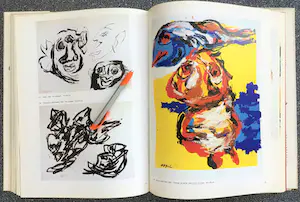 Karel Appel - "Works on paper" - Abbeville Press NY - 1980 - Gebonden+omslag - Perfect! kopen? Bied vanaf 95!