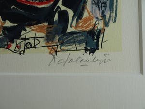 Kees Salentijn - Ingelijste litho , Hoofd kopen? Bied vanaf 40!