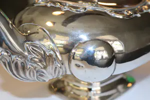 Antieke zilveren theepot, Bonebakker & Zoon Amsterdam, 1817-1825 kopen? Bied vanaf 1250!