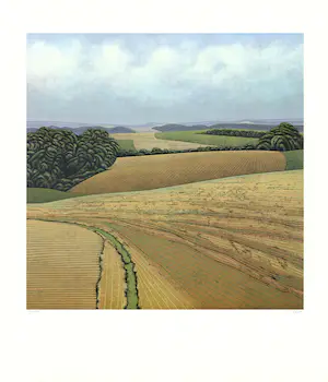 Gerhard Taubert - Twee grote handgesigneerde werken: : Boslandschap, Weidelandschap kopen? Bied vanaf 19!