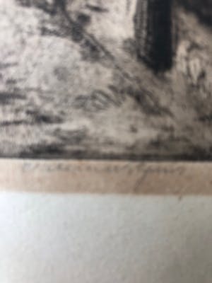 Willem Witjens - Boerderij Nederhemert in de Winter - Ets kopen? Bied vanaf 55!