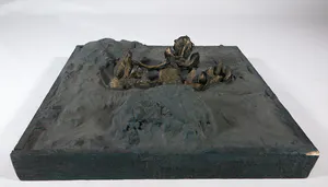 Cornelius Rogge - Groot en zwaar object, Formatie in landschap kopen? Bied vanaf 1!