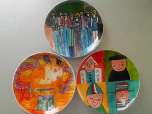 Plateelfabriek Schoonhoven N.V. - Philadelphia 3 borden kopen? Bied vanaf 18!