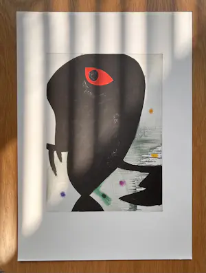 Joan Miro - Prachtige uitgave - Kleurenlitho - 1983 - Beperkte oplage - 'Testa II' kopen? Bied vanaf 145!