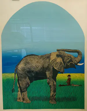 Buy Antonio Segui - zonder titel - met lijst! (opslag extern)? Bid from 85!