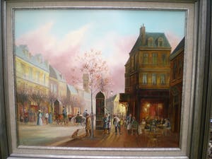 John Haanstra - Parijs jaren 20 Stadsgezicht kopen? Bied vanaf 250!