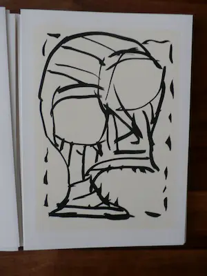 Pierre Alechinsky - originele tekening in boek + 10 litho's kopen? Bied vanaf 175!