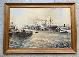 Marius de Jongere - Havengezicht Rotterdam verkauft für € 235!