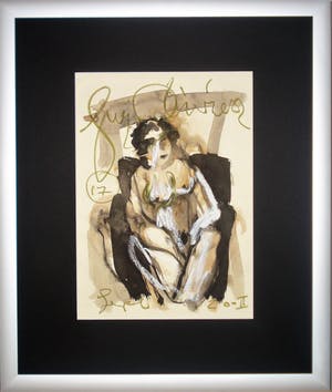 Guy Olivier - Gemengde techniek z.t., unica, mooi gelijst! kopen? Bied vanaf 550!