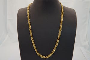 2521 - Bijzonder 18 karaats geel-gouden "Tarate" collier -unisex- Lang formaat! kopen? Bied vanaf 950!