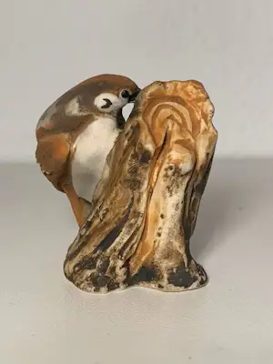 AcheterReal Fabbrica Capodimonte - 8 stuks Vogelsculpturen, Biscuit (ongeglazuurd) Porselein? Enchérissez de 85!
