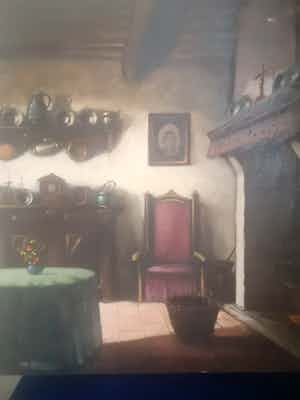 Niet of onleesbaar gesigneerd - Huiskamer van Welleer verkocht voor € 1!