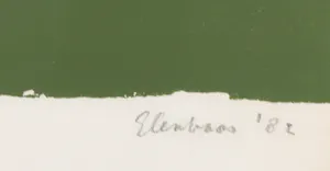 Wally Elenbaas - Zeefdruk, Dansen in de nacht - Ingelijst kopen? Bied vanaf 70!