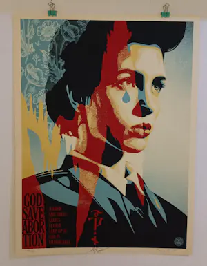 Nadya Tolokonnikova - i.s.m. Shepard Fairey (OBEY) - God Save Abortion kopen? Bied vanaf 250!