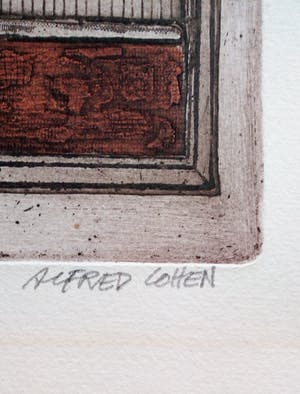 Alfred Cohen - ets - "Marguerites" - Handgesigneerd kopen? Bied vanaf 35!