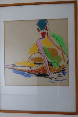 Juul Neumann - Modeltekening kopen? Bied vanaf 45!