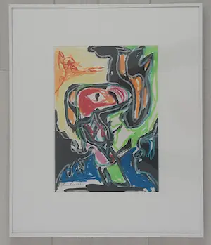 Finn Pedersen - abstracte compositie kopen? Bied vanaf 170!