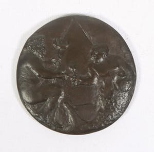 Theo van de Vathorst - Bronzen penning, Deltapenning kopen? Bied vanaf 50!