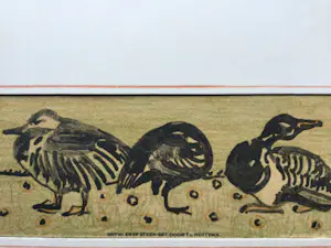 Theo van Hoytema - litho, fragment van kalenderblad april 1913 kopen? Bied vanaf 50!