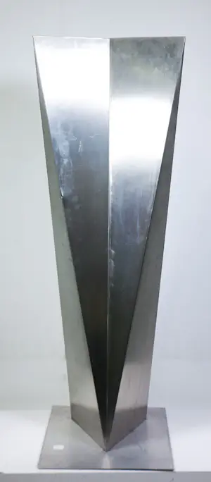 Rudolf Wolf - Metalen sculptuur, Dubbele vorm. kaufen? Bieten Sie von 200!