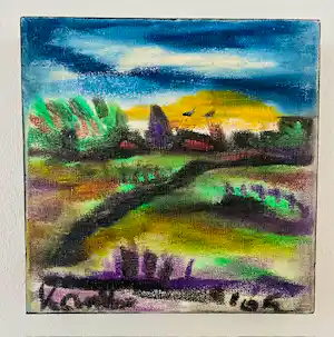 Jacob Kanbier - Uniek collectors item ! Landschap verkauft für € 50!