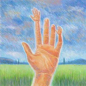 Roland Sillem - Gouache op papier, geen titel - Ingelijst kopen? Bied vanaf 50!