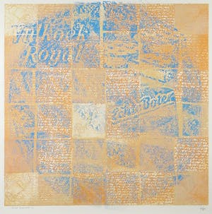 Daan Bucher - Zeefdruk, Vulkoek royal en echte boter - Ingelijst kopen? Bied vanaf 1!