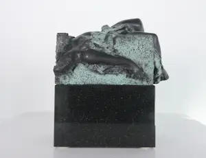 Pepe Gregoire - Brons, Liggend figuur + 2 boeken! kopen? Bied vanaf 400!