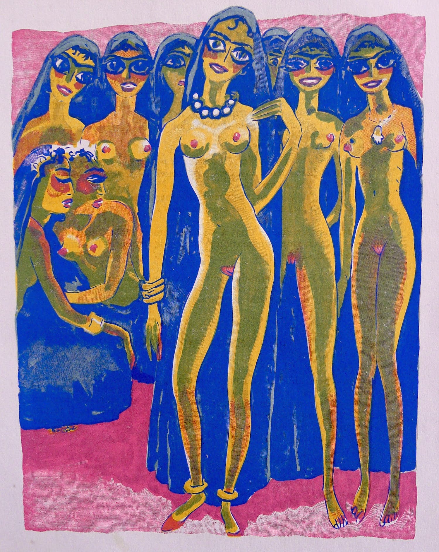 Kees van Dongen - Gravure 1001 nacht: 'Les voiles bleus' kopen? Bied vanaf 15!