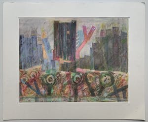Oxydiaen - pastel op papier | 'zonder titel' | 1979 kopen? Bied vanaf 75!